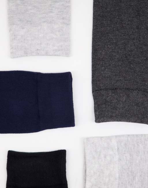 Jack & Jones - Confezione da cinque paia di calzini in fibra di bambù multicolore, 2 di 4