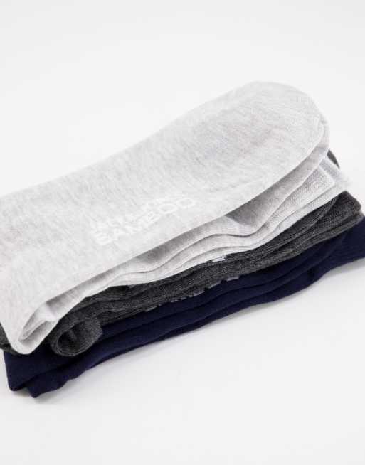Jack & Jones - Confezione da cinque paia di calzini in fibra di bambù multicolore, 4 di 4
