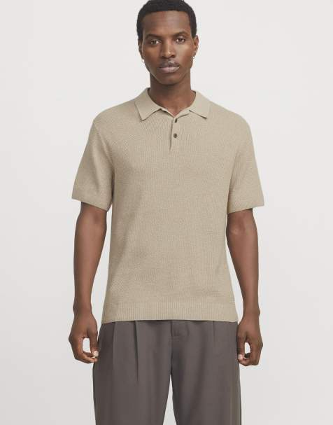 Jack & Jones - Cooper - Polo en maille - Beige - view 1