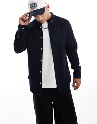 Jack & Jones cord shirt in navy