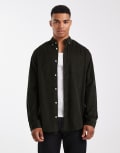 [Jack & Jones] Jack & Jones cord shirt with pocket in green XS Rosin
