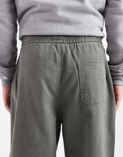 Jack & Jones – Cordhose in Khaki mit abgerundetem Beinschnitt und Kordelzug, 4 von 5