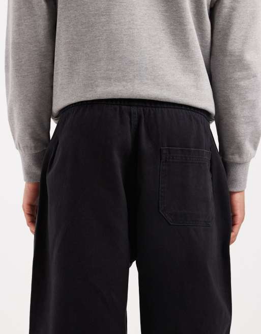 Jack & Jones – Cordhose in Schwarz mit abgerundetem Beinschnitt und Kordelzug, 4 von 5