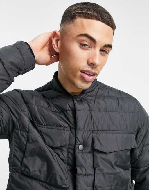 Jack & Jones - Core - Bomber matelassé - Anthracite, 2 de 4