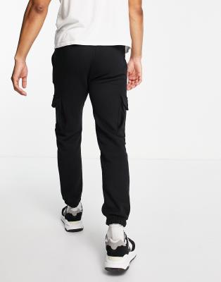 jack jones black joggers