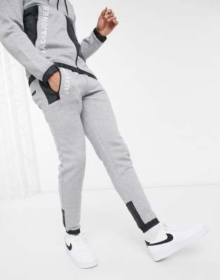 jack jones grey joggers