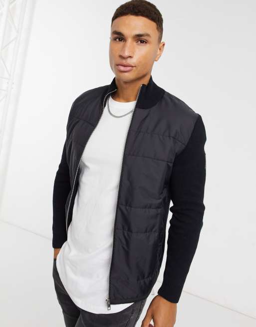 Jack and jones on sale mens core parka black