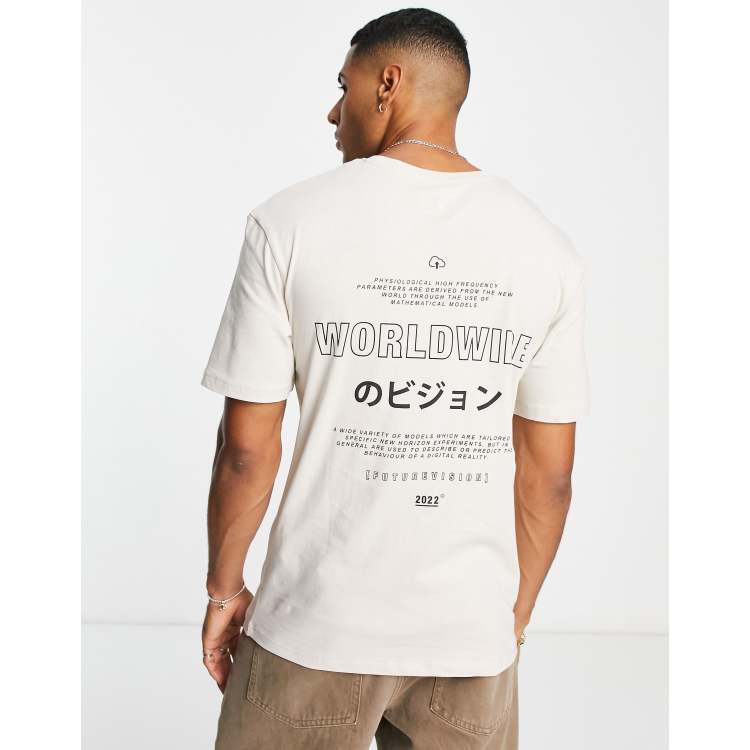 Jack & Jones Core japanese back print in | ASOS