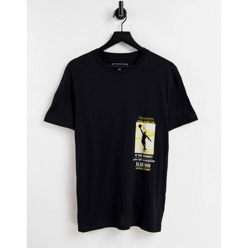 T-shirt e Canotte Novità Jack & Jones - Core Kobe - T-shirt nera con stampa sulla schiena