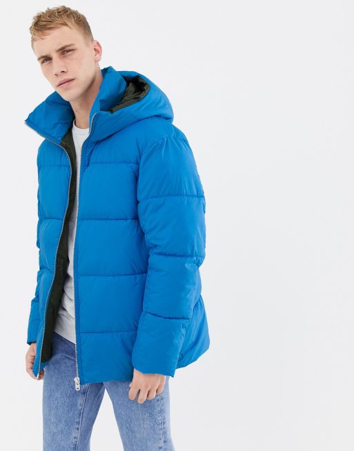 Jack & Jones Core puffer coat in drop shoulder fit | ASOS