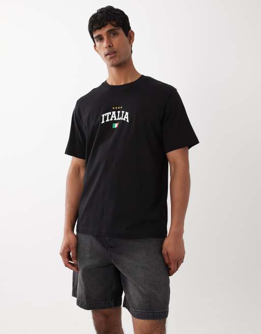 Jack & Jones - Coupe du Monde - T-shirt Italie - Noir, 2 de 5