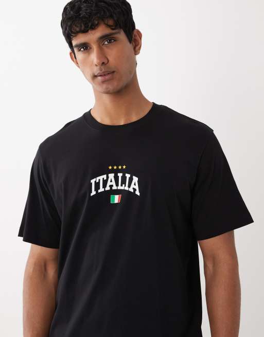 Jack & Jones - Coupe du Monde - T-shirt Italie - Noir, 4 de 5