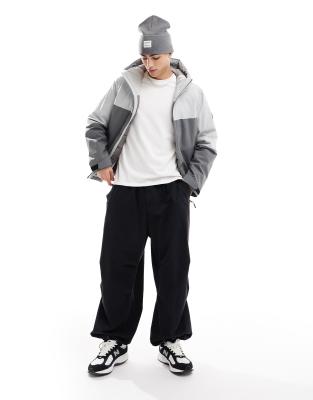 Jack & Jones - Coupe-vent effet color block - Gris