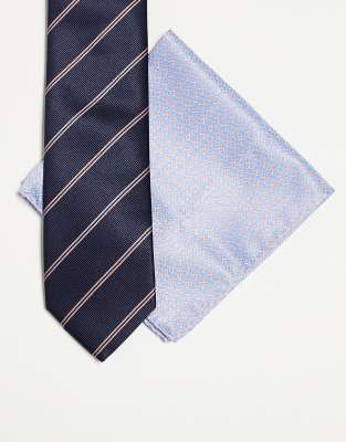 Cravatta minimalista blu in poliestere con motivo paisley | Disponibile! | Tailor Toki