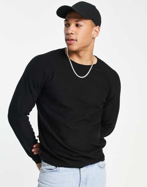 Asos mens black jumper hotsell