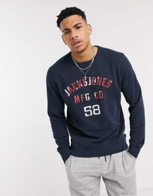jack & jones crew neck sweatshirt