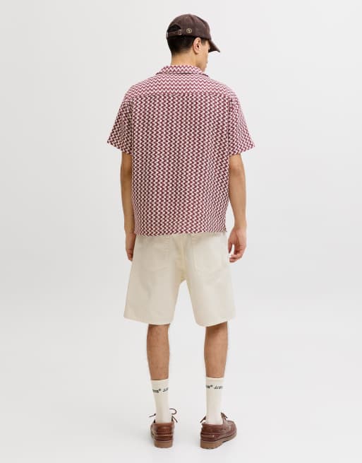 Jack & Jones - Crmeehvide shorts i løstsiddende pasform, 2 af 5