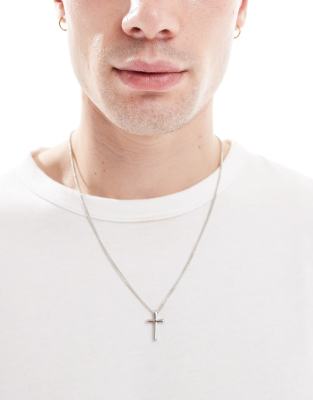 Jack & Jones Jack & Jones Cross Pendant in Silver