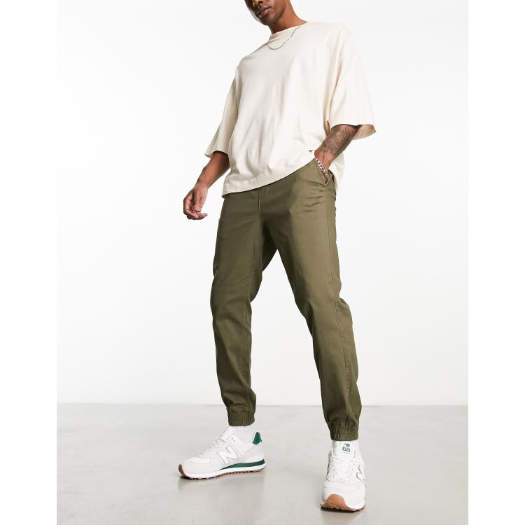 Mens cuffed chino store pants