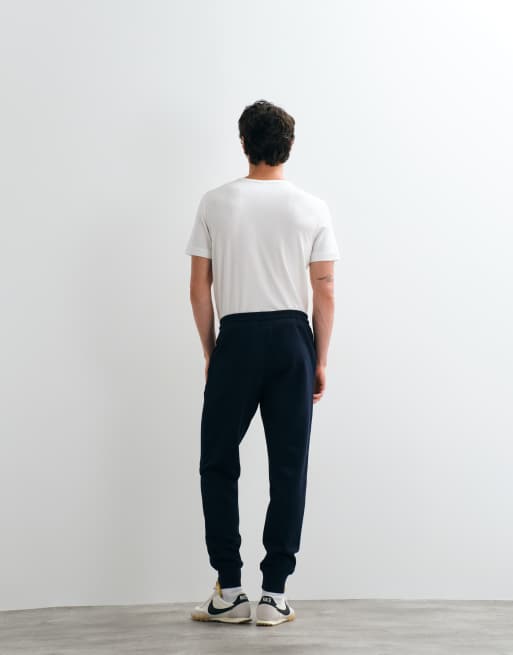 Jack & Jones cuffed trackies in navy, 5 of 5