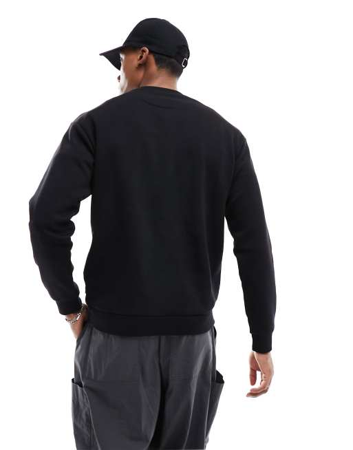 Jack & Jones – Czarna bluza oversize, 4 z 4