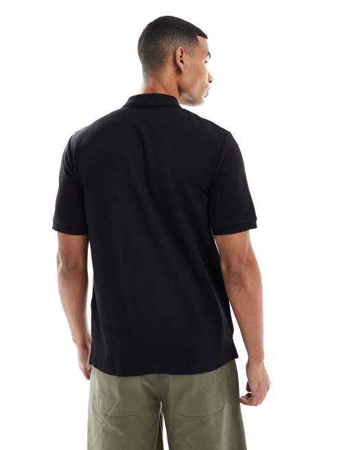 Jack & Jones – Czarna fakturowana koszulka polo, 3 z 5