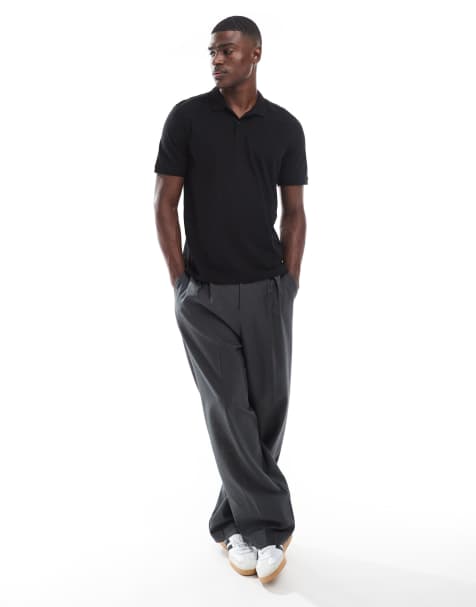 Jack & Jones – Czarna koszulka polo z piki - view 1