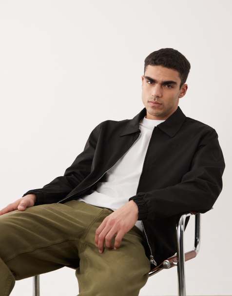 Jack & Jones – Czarna kurtka Harrington - view 1