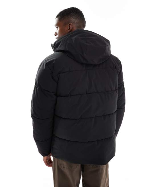 Jack & Jones – Czarna ocieplana kurtka z kapturem, 3 z 5