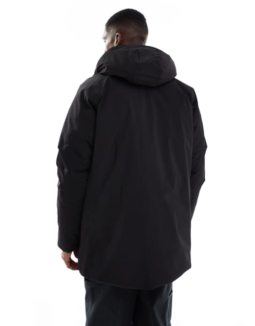 Jack & Jones – Czarna parka z kapturem wyściełanym polarem, 3 z 5