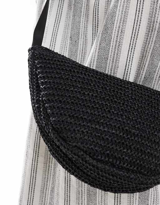 Jack & Jones – Czarna szydełkowana torebka crossbody , 2 z 3