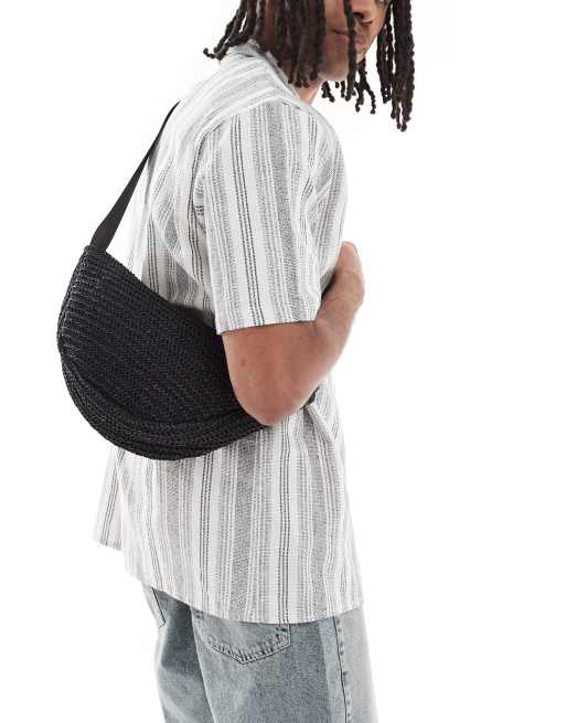 Jack & Jones – Czarna szydełkowana torebka crossbody , 3 z 3