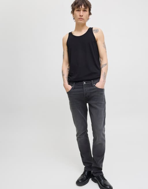 Jack & Jones – Czarne jeansy o zwężanym kroju, 5 z 5