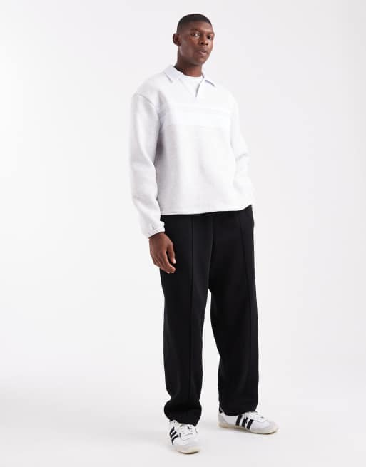 Jack & Jones – Czarne joggersy z szerokimi nogawkami i zaszewkami, 2 z 5