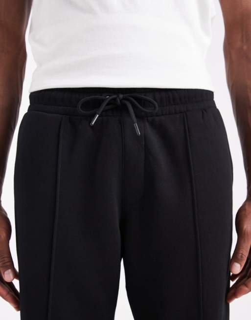 Jack & Jones – Czarne joggersy z szerokimi nogawkami i zaszewkami, 5 z 5