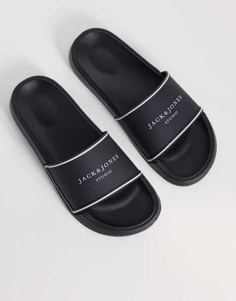 Jack & Jones – Czarne klapki - view 1