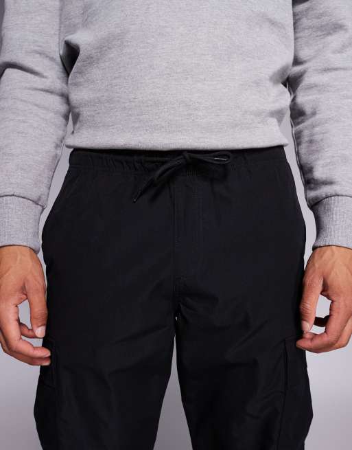 Jack & Jones – Czarne luźne spodnie bojówki, 5 z 5