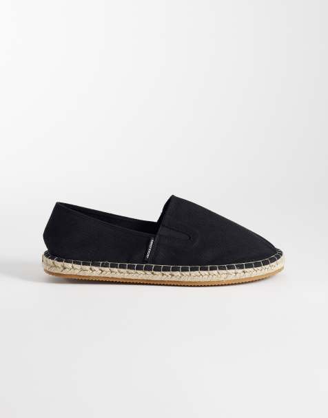 Jack & Jones – Czarne sandały espadryle - view 1