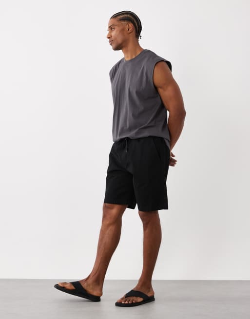 Jack & Jones – Czarne ściągane na sznurek szorty chinosy, 3 z 5