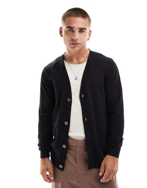 Jack & Jones – Czarny lekki kardigan - view 1