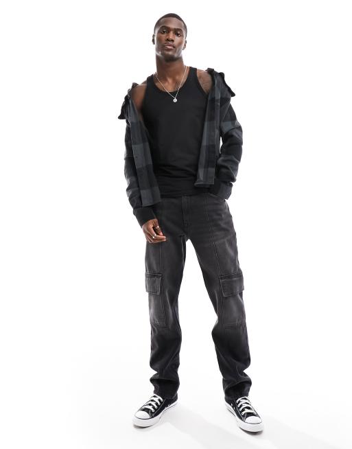Jack & Jones – Czarny podkoszulek , 3 z 4
