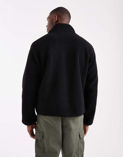 Jack & Jones – Czarny polar z podwójnym zamkiem, 3 z 5