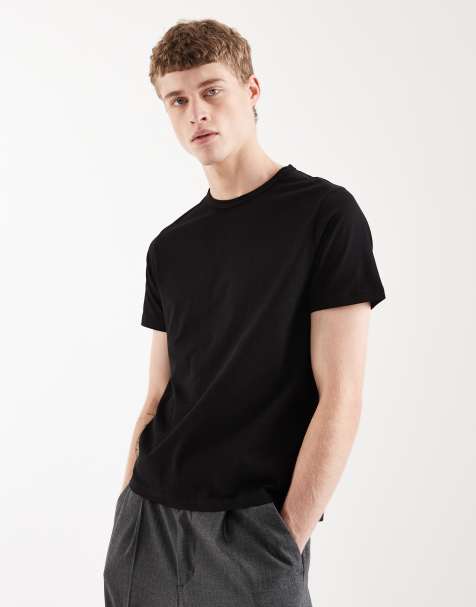 Jack & Jones slim fit t-shirt in black
