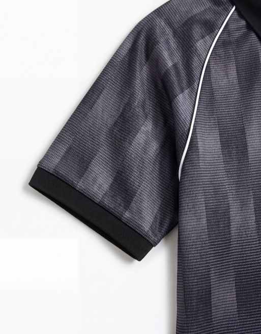 Jack & Jones – Czarny T-shirt w piłkarskim stylu, 9 z 9