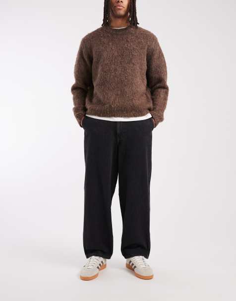 Jack & Jones Dan barrel leg jeans in black - view 1