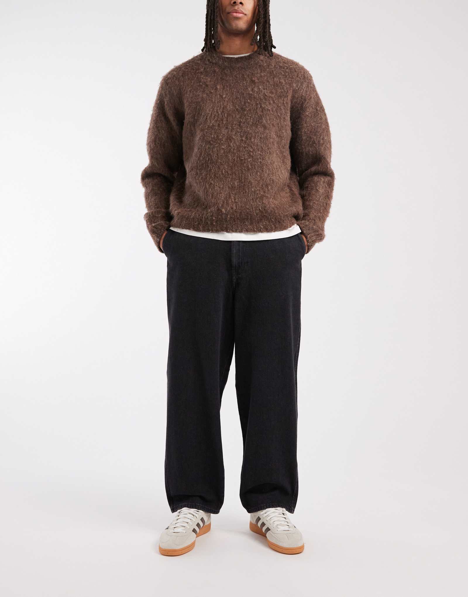 Джинсы Jack &Jones Dan barrel leg черного цвета