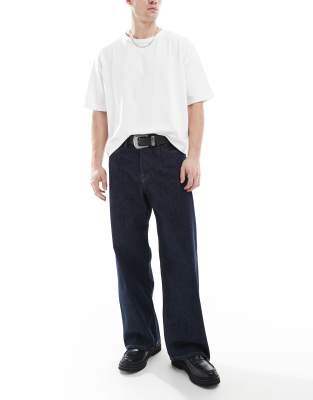 Jack & Jones - Dave - Jean ample - Bleu indigo