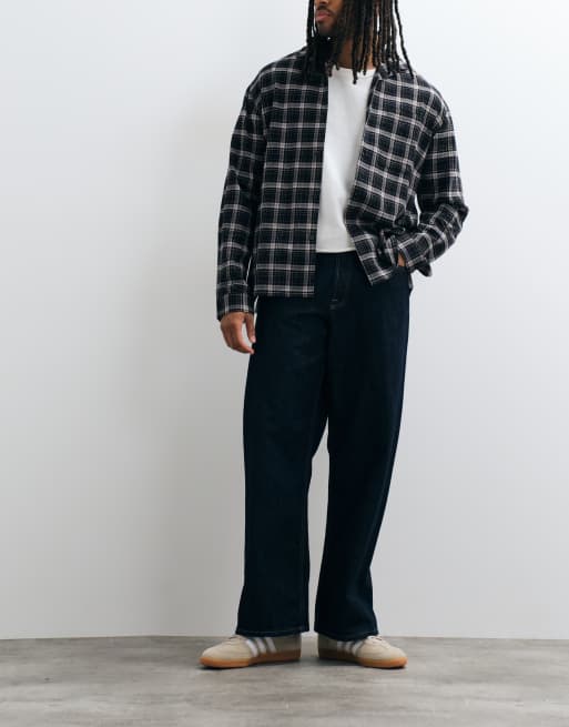 Jack & Jones Dave - Jean large - Brut délavé à coutures contrastantes, 2 de 5