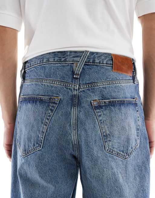 Jack & Jones - Dave - Jeans ampi blu medio , 4 di 5