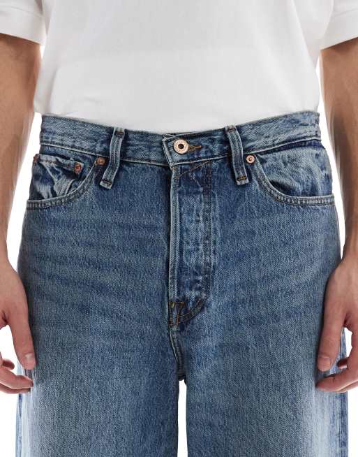 Jack & Jones - Dave - Jeans ampi blu medio , 5 di 5